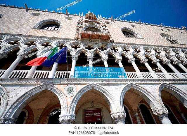 08.05.2019, Italien, Venedig: Der Dogenpalast | usage worldwide. - Venedig/Venetien/Italy