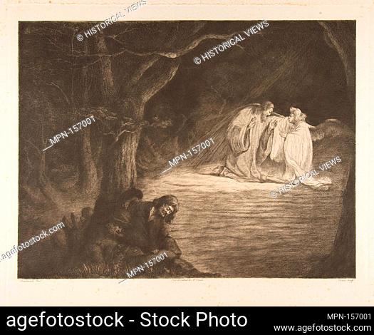 Christ on the Mount of Olives. Artist: baron Dominique Vivant Denon (French, Givry 1747-1825 Paris); Artist: After Rembrandt (Rembrandt van Rijn) (Dutch