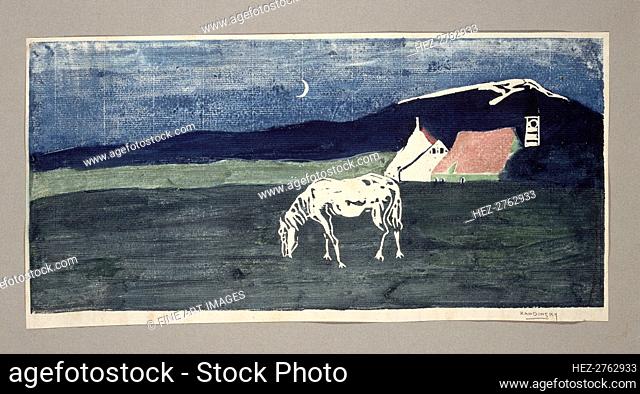 Abenddämmerung (Dusk), 1904. Creator: Kandinsky, Wassily Vasilyevich (1866-1944)
