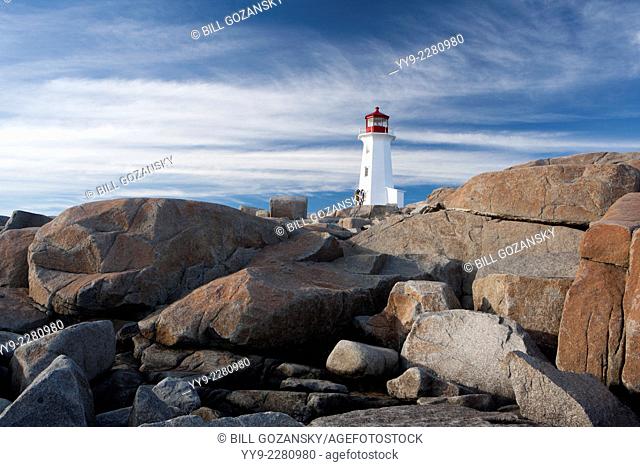 Peggy's Point Lighthouse - Peggy's Cove, Nova Scotia; Canada
