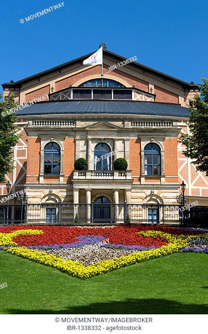 Festspielhaus, Festival Theatre of the Wagner Festival on Green Hill, Bayreuth, Franconian Switzerland, Franconia, Bavaria, Germany, Europe