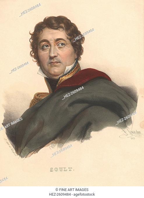 Marshal General Nicolas Jean-de-Dieu Soult, 1835. Artist: Anonymous