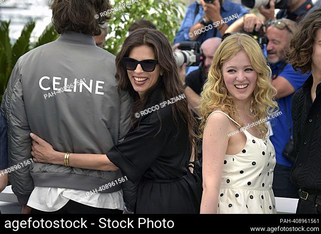 CANNES, FRANCE - MAY 17: Maïwenn, Pauline Pollmann attends the ""Jeanne du Barry"" photocall at the 76th annual Cannes film festival at Palais des Festivals on...