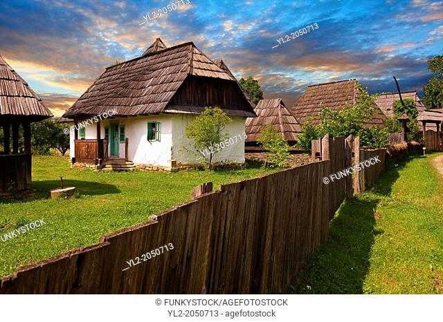 19th century Traditional stone & thatch farm house. Casa Maghira, Campulung La Tisa, Tissa Valley, Maramures, Northern Transylvania