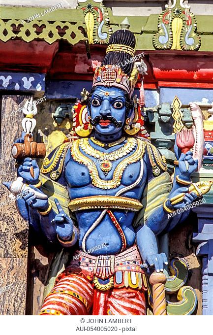 sri lanka, colombo, detail of indu temple