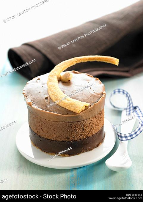 chocolate and hazelnut cake