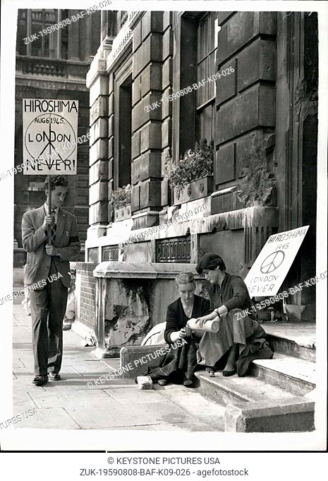 Aug. 08, 1959 - The Youth Campaign For Nuclear Disarmament - A Twenty-Four Hour Virgil in Whitehall - The Youth Campaign for Nuclear Disarmament Organised a...