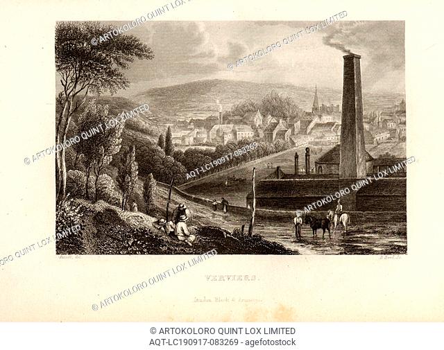 Verviers, View of Verviers, p. 111, Fussell (del.); Bond, H. (sc.), 1837, [S. n.], La Belgique et Nassau, ou, le touriste continental