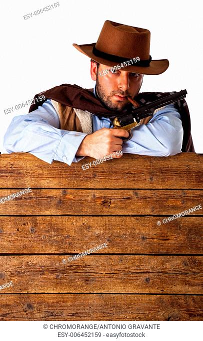 Gunman in the old wild west