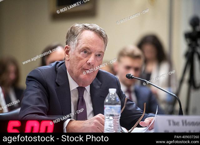 Robert Lighthizer, former United States Trade Representative, appears before a House Select Committee on the Strategic Competition Between the United States and...