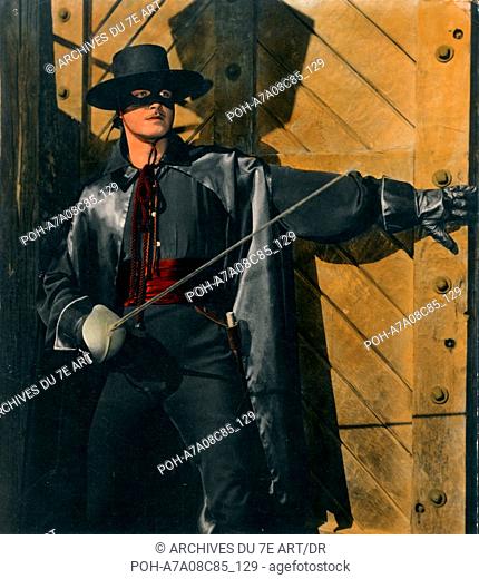 Zorro, the Avenger  Year : 1959 - USA Guy Williams  Director : Charles Barton. WARNING: It is forbidden to reproduce the photograph out of context of the...