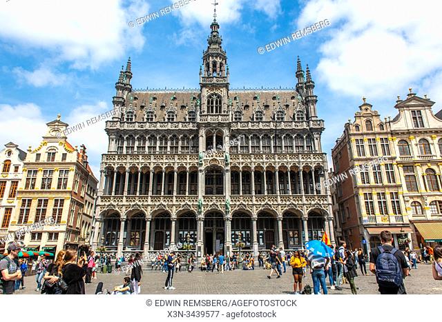 The Brussels city museum located in the grand place, Brussels, Belgium