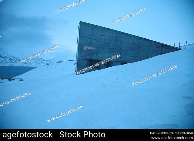 FILED - 28 February 2023, Norway, Longyearbyen: The global seed vault on Spitsbergen is regarded as a kind of Arctic Noah's Ark for the plant world