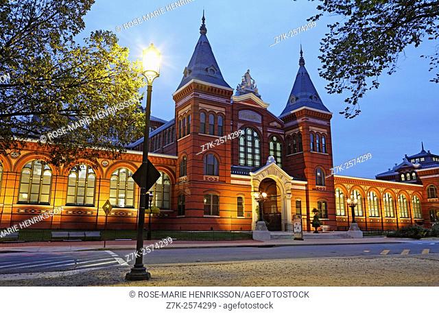 Arts and Industries building, Smithsonian Institution in Washington DC. Formerly the National Museum