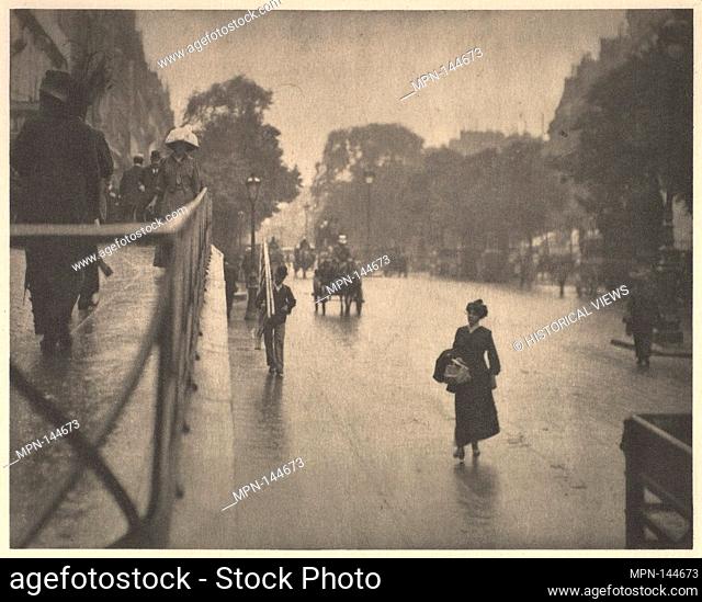 A Snapshot, Paris. Artist: Alfred Stieglitz (American, Hoboken, New Jersey 1864-1946 New York); Date: 1911, printed 1912; Medium: Photogravure; Dimensions: 13