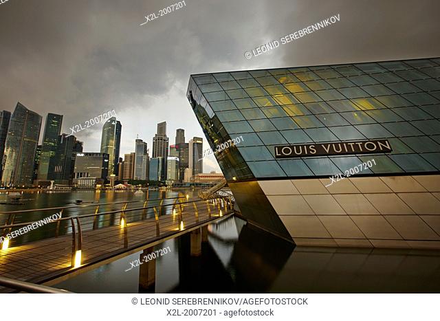 Louis Vuitton Island boutique at Marina Bay, Singapore
