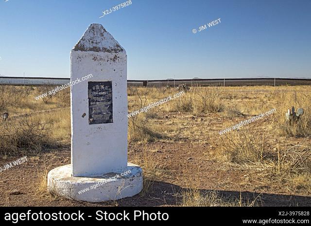 Douglas, Arizona - Just north of the U. S. -Mexico border fence is a monument to the Mormon Battalion. The unit's recruits were members of the Church of Jesus...