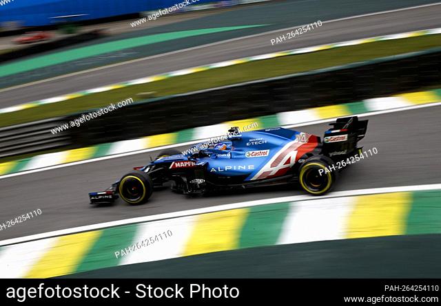 # 14 Fernando Alonso (ESP, Alpine F1 Team), F1 Grand Prix of Brazil at Autodromo Jose Carlos Pace on November 12, 2021 in Sao Paulo, Brazil