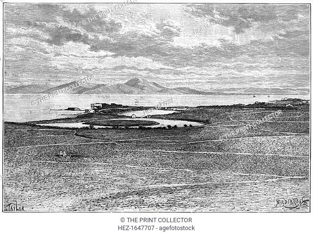Old ports of Carthage, Tunisia, c1890. Illustration from The Universal Geography with Illustrations and Maps, Division XXI, (Virtue & Co Limited, London, c1890)
