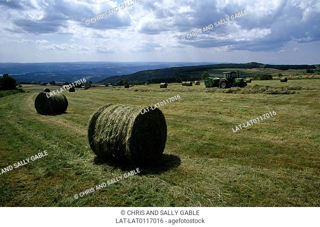 The valley around the town of Le Puy En Valey is a rural area, with fertile soil, which is extensively farmed with cereal crops and livestock