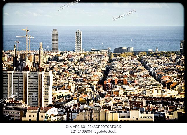 Cityscape. Barcelona, Catalonia, Spain