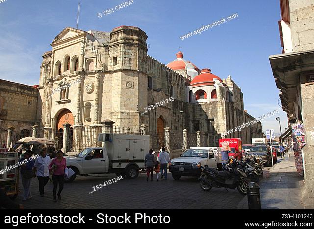 View of the Temple And Convent Of Company Of Jesus at the historic center, Oaxaca, Oaxaca State, Mexico, North America