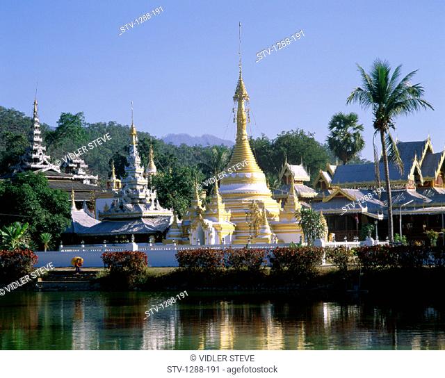 Asia, Chong, Holiday, Klang, Lake, Landmark, Mae hong son, Religion, Temple, Thailand, Tourism, Travel, Vacation, Wat
