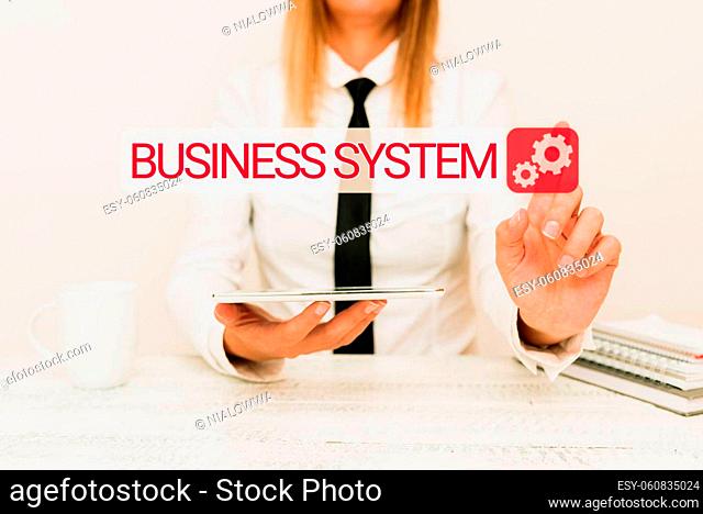 Writing displaying text Business System, Business overview A method of analyzing the information of organizations Intern Starting A New Job Post