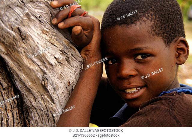 Kid at Gweta, Botswana