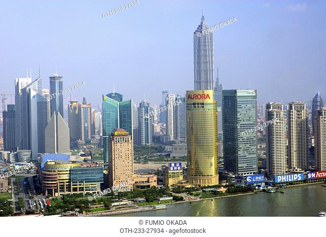 Cityscape of Pudong from Puxi