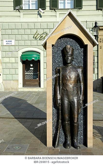 Main Square, Hlavné námestie, sculpture, Bratislava, Slovakia