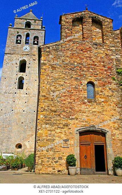 Church of Sant Llorenç, Sant Llorenç de la Muga, Alt Emporda, Catalonia, Spain