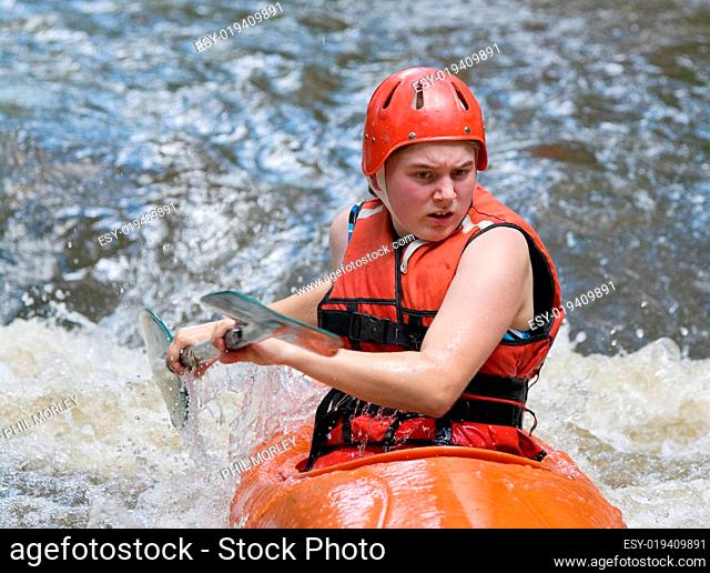 white water kayaking