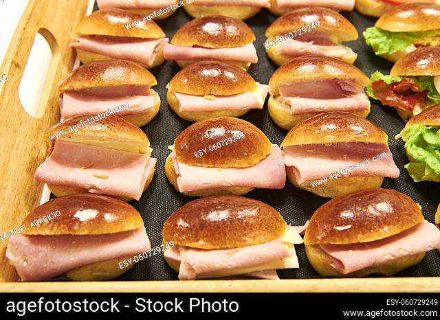 Open ham sandwich