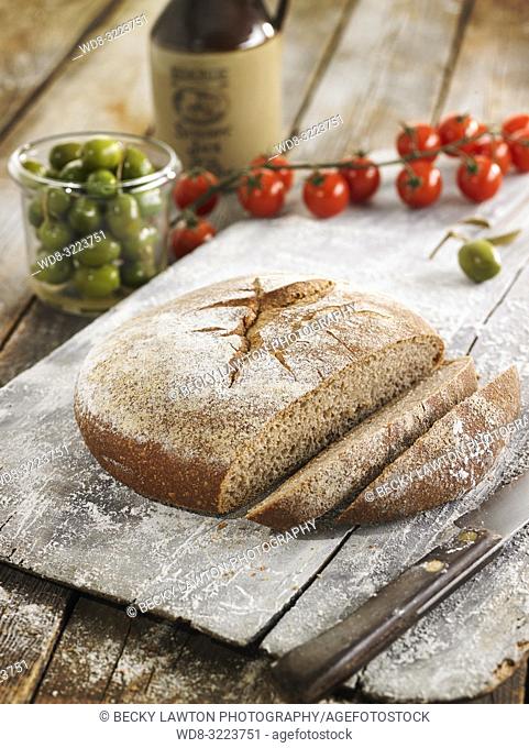 hogaza de espelta integral / whole spelt bread loaf