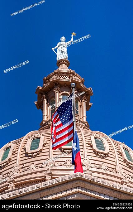 The Texas State Capitol Building In the city of Austin, Texas and the seat of Travis County. It is the 11th-most populous city in the United States