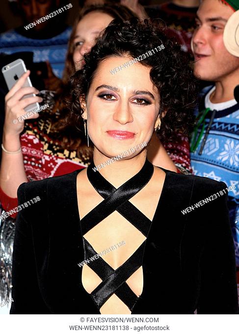 Los Angeles premiere of 'The Night Before' at the ACE Hotel - Arrivals Featuring: Ilana Glazer Where: Los Angeles, California