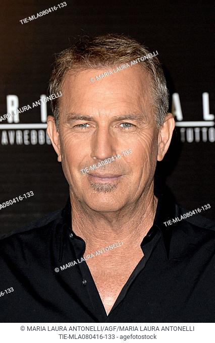 The actor Kevin Costner during the photo call of the movie Criminal, Rome, ITALY-08-04-2016