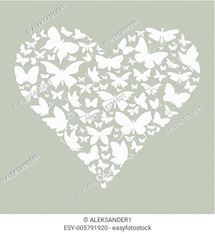 Butterfly heart