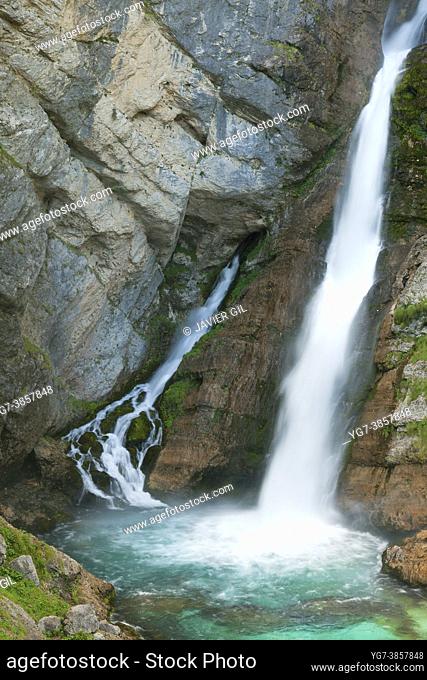 Savica Waterfall, Triglav National Park, Slovenia
