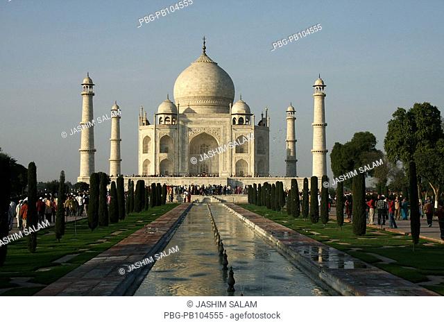 The Taj Mahal sometimes called 'the Taj' was built by Emperor Shah Jahan in memory of his wife Mumtaz Mahal and is amongst the new 7 wonders of the world It is...