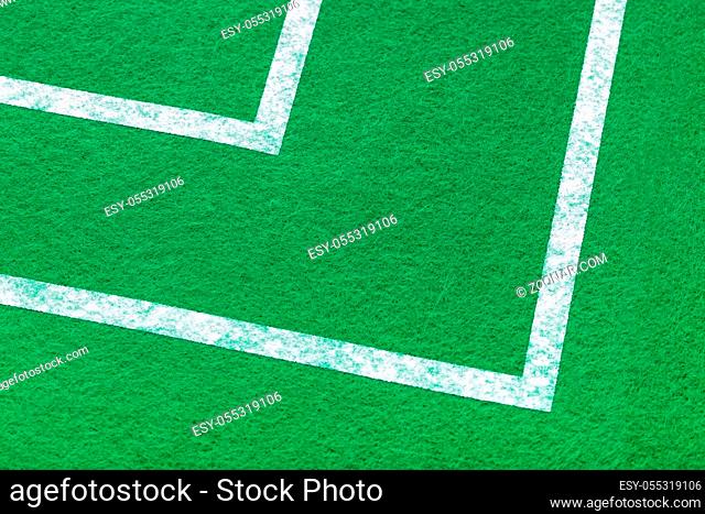 Lines on soccer football field - sport background