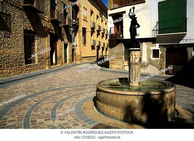 Fountain, Rubielos de Mora, Teruel province, Aragon, Spain