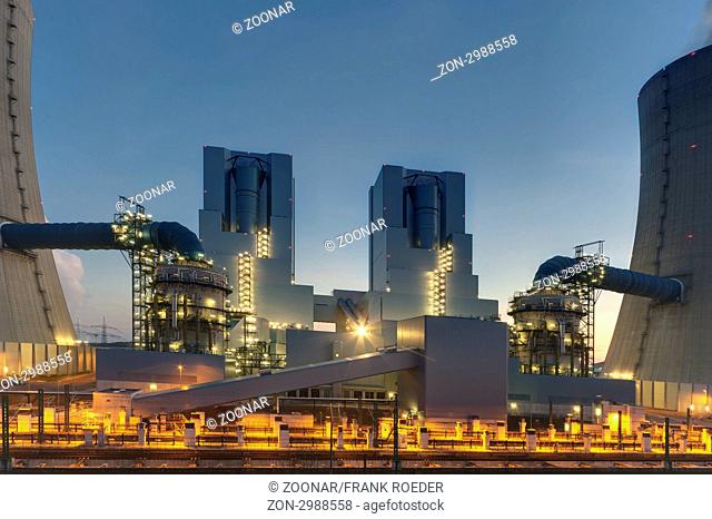 BOA-Braunkohlekraftwerk Neutath, Grevenbroich, Nordrhein-Westfalen, Deutschland, Europa