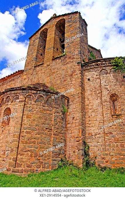 Church of Sant Pere de Montgrony, Bergueda, Catalonia, Spain