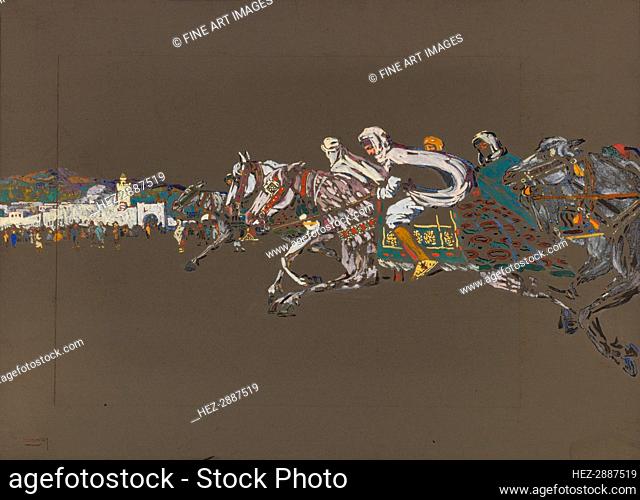 Riders (Arab Riders), 1905. Creator: Kandinsky, Wassily Vasilyevich (1866-1944)