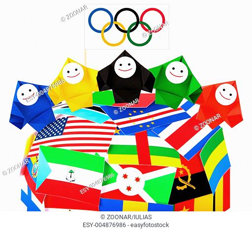 Conceptual image of olympic games and sport compet