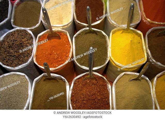 Spices Anjuna Flea Market Goa India