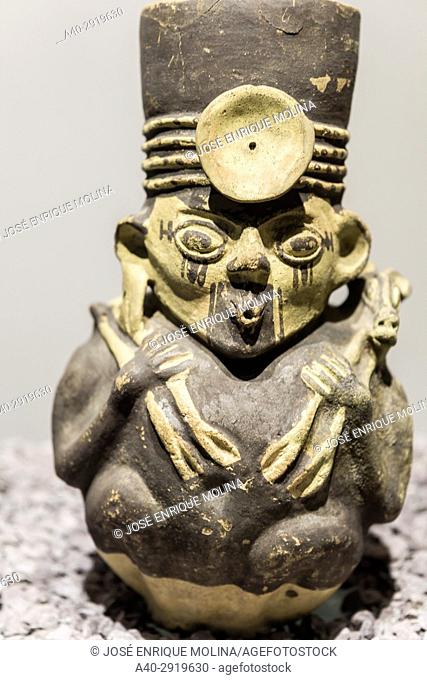 National Museum of Archeology, Anthropology and History of Peru.Lima, Peru. Chancay culture (1200AC-1470AC)