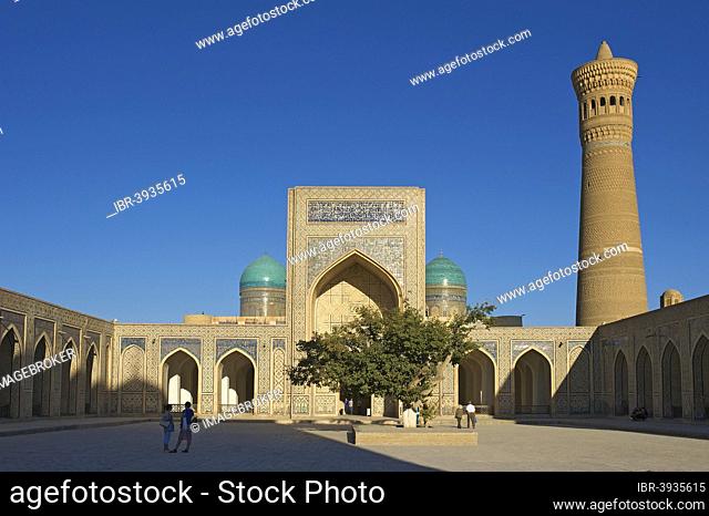 Kalon Mosque and minaret, Bukhara, Uzbekistan, Asia